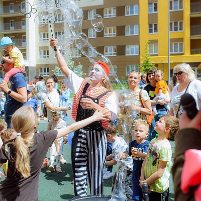 1 июня в ЖК «Новая Кузнечиха» прошел праздник, посвященный Дню защиты детей