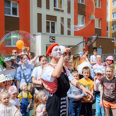 1 июня в ЖК «Новая Кузнечиха» прошел праздник, посвященный Дню защиты детей
