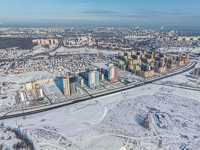 Видеоотчет о ходе строительства ЖК «Кузнечиха Город», зима 2025