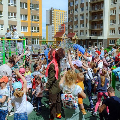 1 июня в ЖК «Новая Кузнечиха» прошел праздник, посвященный Дню защиты детей
